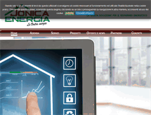 Tablet Screenshot of jonicaenergia.com